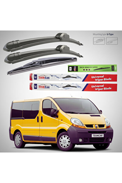 TEAMCAR Renault Trafic II JL Bus L1H1 (2001–2006) Επίπεδοι Υαλοκαθαριστήρες |...