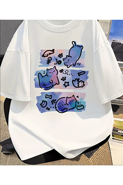 NOURAM Men'S Summer Short-Sleeve T-Shirt with Trendy Prints, Made of Pure