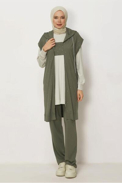 Alvina ÜÇLÜ KAPÜŞONLU EŞOFMAN TAKIMI 45666