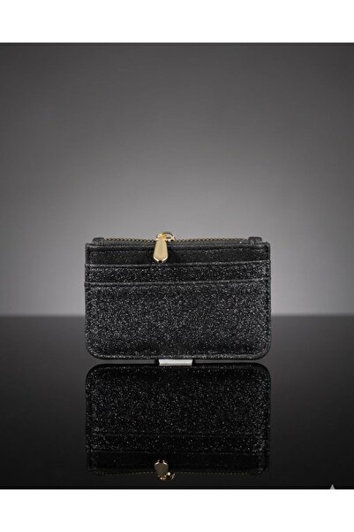 Zealous Πολυτελής λαμπερή θήκη καρτών με φερμουάρ