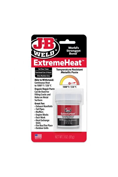 JB Weld Εποξική Κόλλα J-B WELD EXTREMEHEAT™ PASTE – 3 OZ EPOXY 85gr Σκούρο Γκρι