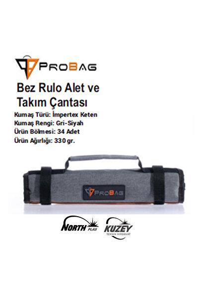 NORTHPLUS Bez Rulo Alet ve Takım Çantası PB-RTTÇ001