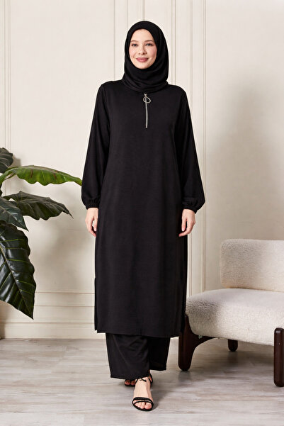 Ferace Γυναικείο Σετ 2 τεμαχίων με φερμουάρ Ayrobin σε μεγάλο μέγεθος