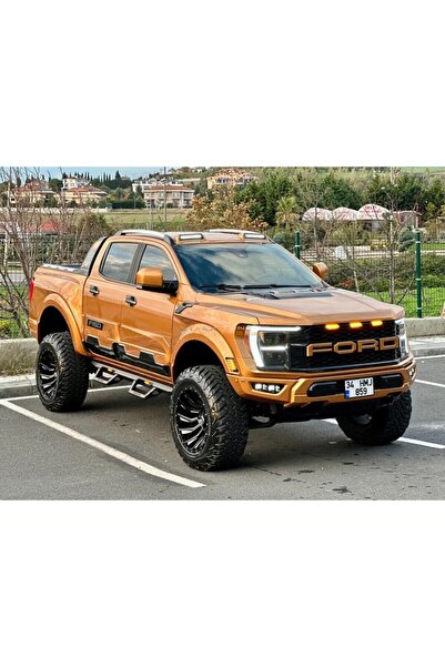 Tuning Vadisi Ford Ranger T8 Tepe Üstü Led Işık Moonvisör Mat Siyah Boyalı