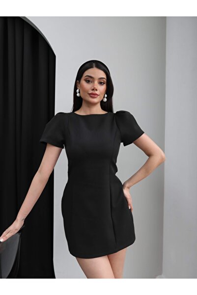 ESRAHELVACI Μίνι φόρεμα με μανίκια καρπούζι