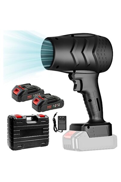 Joyful Box Suflanta aer comprimat puternica 48V, 2 acumulatori inclusi de 300...
