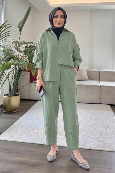 Suede Style 5629 - طقم نسائي أنيق ومريح من قماش مودال ناعم