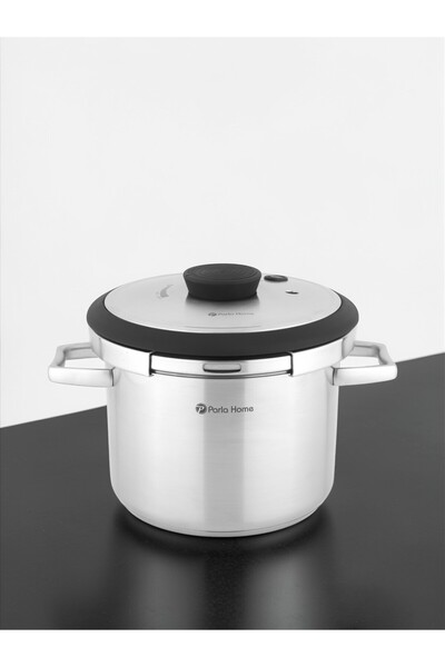 parlahome 3Pcs Pressure cooker Alpha series 6L A-170, Stainless steel 18/10, ...