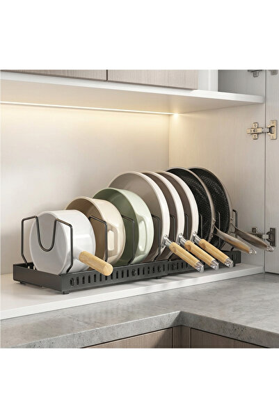 Destello ®   Ρυθμιζόμενος Οργανωτής Κατσαρολών και Τηγανιών για Ντουλάπι, από...