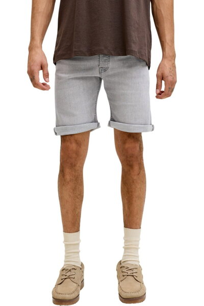 Jack & Jones JACK &JONES Rick Original 999 κοντό τζιν - 12290839-Γκρι Ντένιμ