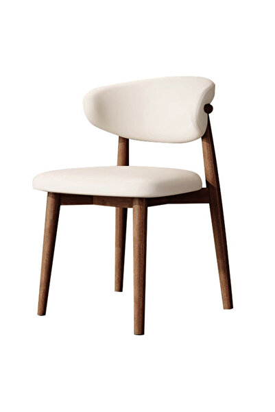 Destello ®   Μοντέρνα Καρέκλα, Καμπυλωτή πλάτη, Εργονομική, Δερμάτινη, Λευκή,...