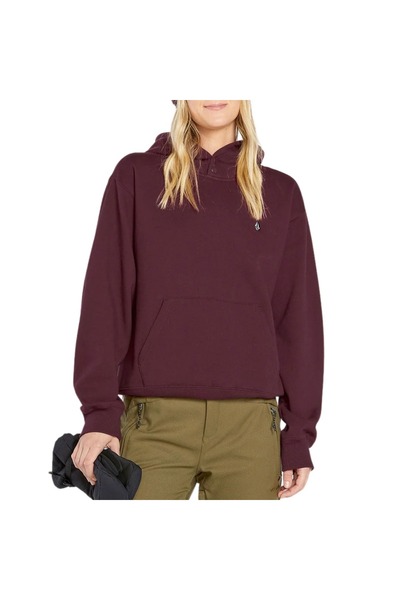 Volcom COSTUS W HOODIE ΜΠΟΡΝΤΟΥΡΝΙ ΜΕΓΕΘΟΣ L