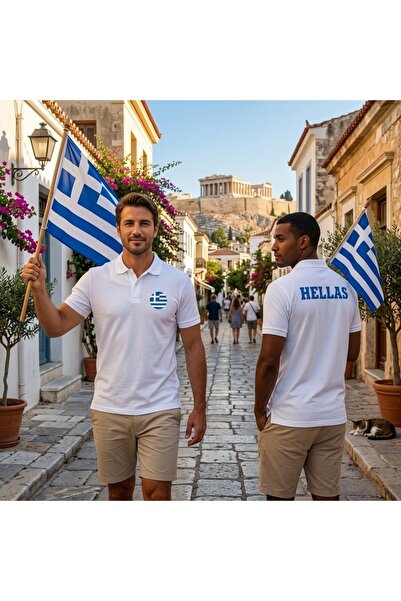 SARI ΕΛΛΑΓΙΑ ΕΛΛΗΝΙΚΗ ΕΘΝΙΚΟΤΗΤΑ ΜΠΛΟΥΖΑΚΙ ΠΟΛΟ ΜΕ ΓΙΑΚΑ