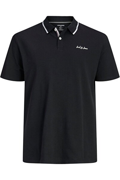 Jack & Jones JACK &JONES Blaze Polo PLS μπλουζάκι - 12289706-Μαύρο