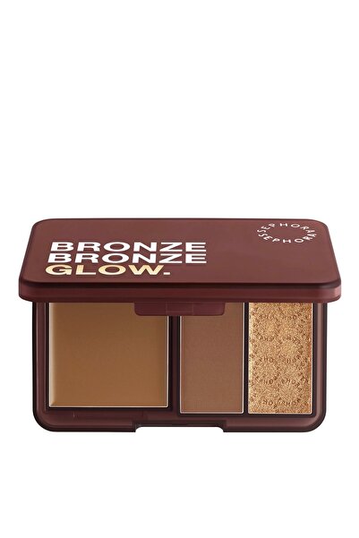 SEPHORA Glow Palette Bronzlaştırıcı Ve Aydınlatıcı Üçlüsü Makyaj Paleti 04 CA...