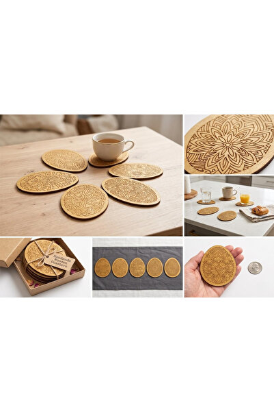 EpicShop3D Easter Coaster & Candle Set,Lumânare Parfumată,Suport Pahar,Decor ...