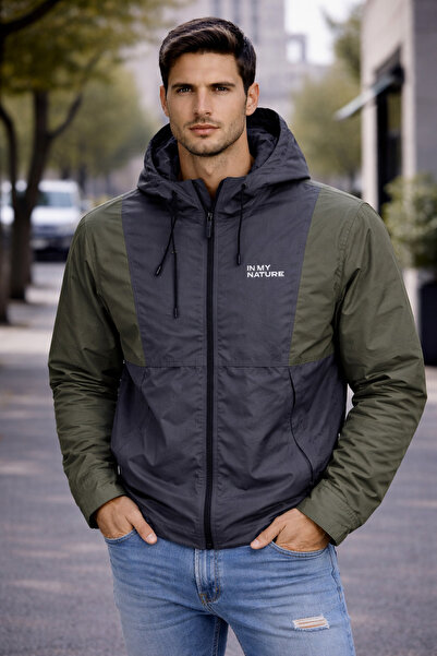 OEM Ανδρικό Μπουφάν In My Nature - Πράσινο, M