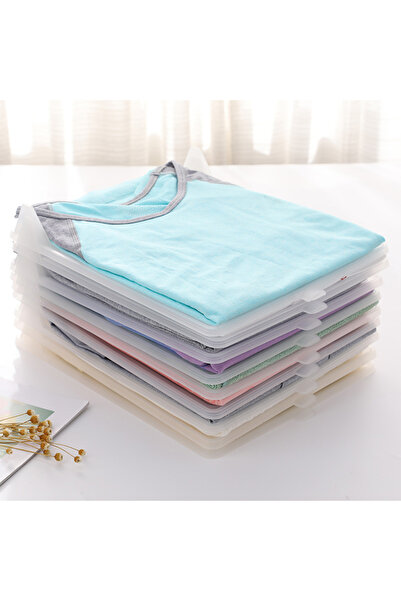 Destello ®   Στοιβαζόμενος οργανωτής μπλουζών, Ρούχα, Ντουλάπα, Πλαστικό, Λευ...