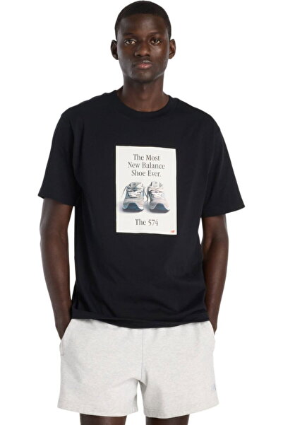 New Balance Μπλουζάκι 574 AD - MT61B0WF-BK