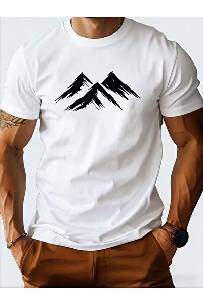 H&GHAMLEGİYİM Μπλουζάκι με στάμπα. Κοντομάνικο καλοκαιρινό & ανοιξιάτικο casu...