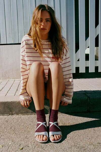 COTENCONCEPT Γυναικείες κάλτσες χωρίς δάχτυλα με κορδόνια