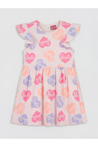 LC Waikiki I Zero Roba Collar Barbie Printed Girls' Combed Cotton Dress from ...