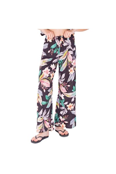 Hurley FLORA ΠΑΝΤΕΛΟΝΙ ΜΕ ΣΚΙΣΙΜΟ ΣΤΟ ΠΛΑΪ FLORA ΜΑΥΡΟ M