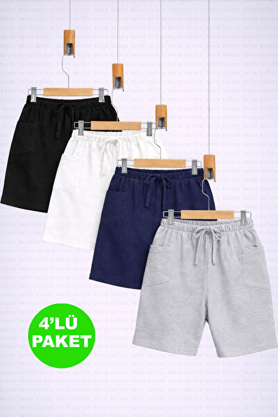 twins tailors Βαμβακερό χτενισμένο βαμβάκι σε λευκό-γκρι-μαύρο-ναυτικό μπλε, ...