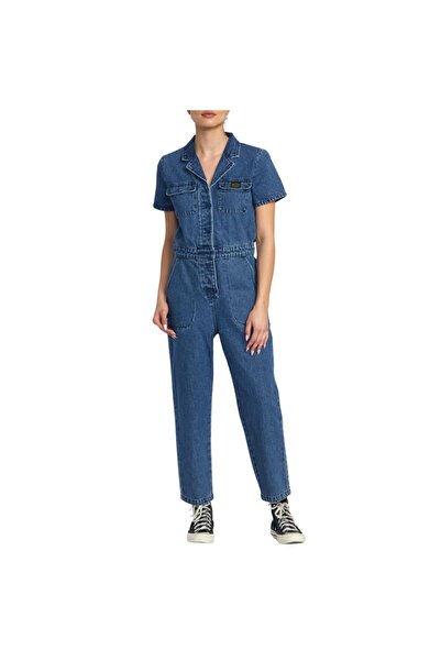 RVCA RECESSION W Ολόσωμη φόρμα τζιν μπλε RINSE M