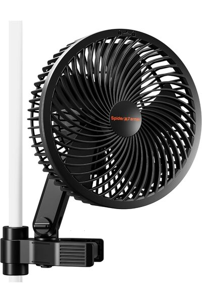 Spider Farmer Ανεμιστήρας ανάπτυξης με κλιπ, 10 ταχύτητες, μοτέρ EC, προστασί...