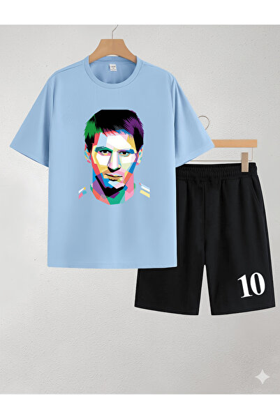 MAGORS LIONEL "KOZA" MESI ŠTAMPANA 100% PAMUČNA DEČJA MAJICA I KRATKE PANTALO...