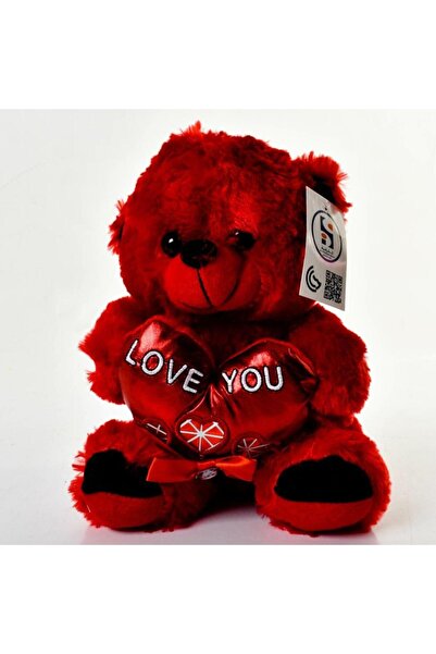 Rally دمية الدب الاحمر مع قلب i love you