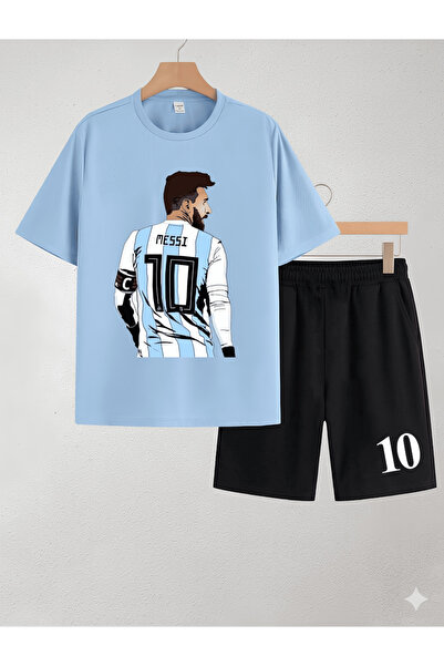 MAGORS LIONEL "KOZA" MESI ŠTAMPANA 100% PAMUČNA DEČJA MAJICA I KRATKE PANTALO...