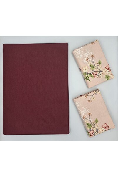 pınarhome collectıon 100% Organic Cotton Fabric Solid Color (Without Elastic)...