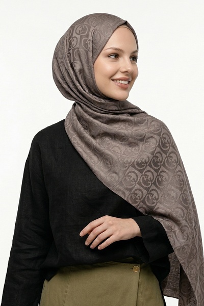 InStyle Șal din bumbac jacquard cu model G