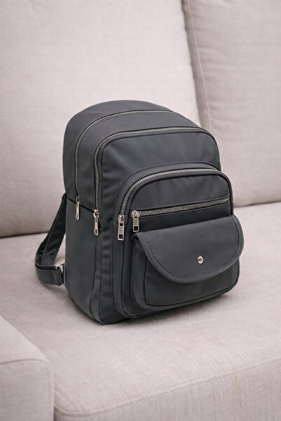 MILANOFOX Γυναικείο υφασμάτινο σακίδιο πλάτης μεσαίου μεγέθους με πολλαπλές θ...