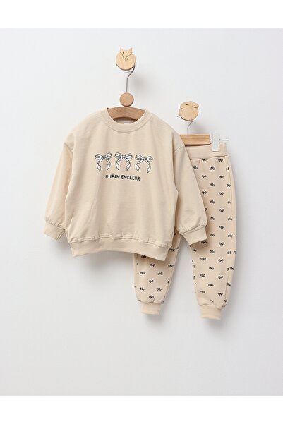 MiniKids Σετ τριών τεμαχίων Fundite, κρεμ