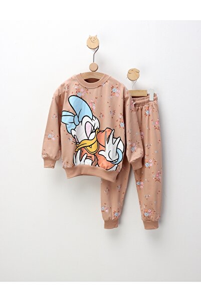 MiniKids Compleu Deisy Duck, μπεζ