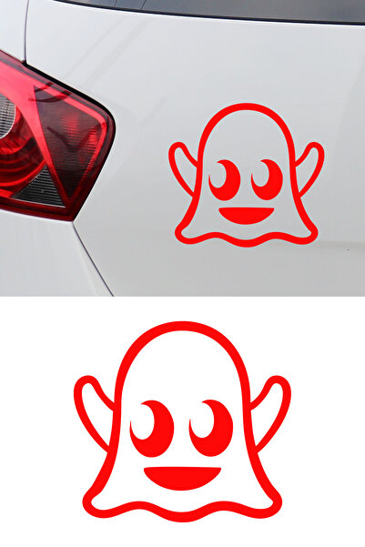 New Jargon Cute Ghost Car Sticker - Adorable Vehicle Sticker - Motor Car Stic...