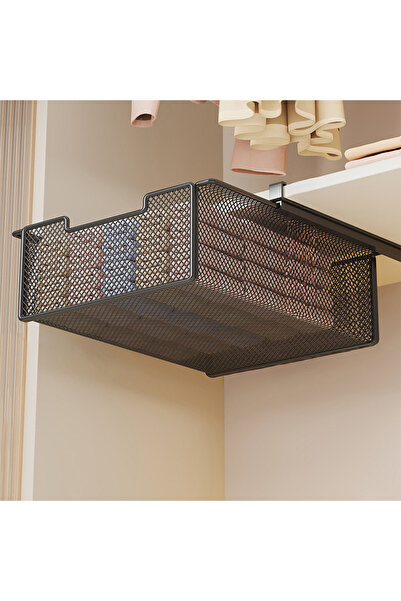 Destello ®   Συρόμενος Οργανωτής Ντουλάπας, Ομαλή Ολίσθηση, Μεταλλικός, Μαύρο...