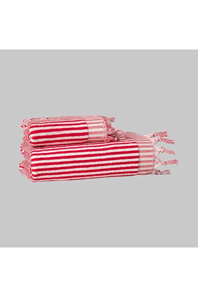 Sarev 100% Cotton Sun Shine Red Towel 85*150
