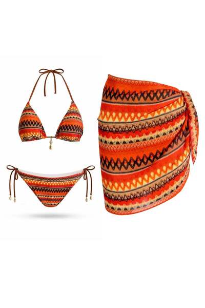 SAILOR moda Σετ βραζιλιάνικου μπικίνι κοντό παρεολου