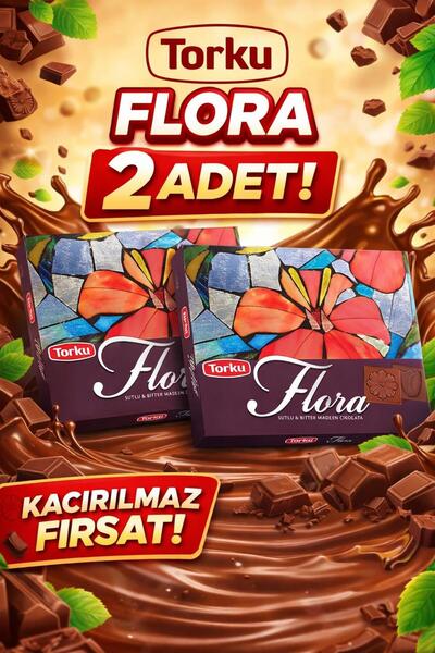 Torku FLORA SÜTLÜ VE BİTTER MADLEN ÇİKOLATA ( HEDİYELİK)