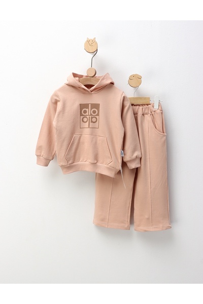 MiniKids Αθλητικά ρούχα για κορίτσια AloAlo, μπεζ