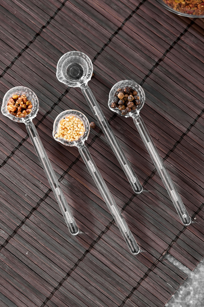 MODA OZY 4 Pieces of Mica Origami Shaped Sugar and Coffee Spoons| Spice Sugar...