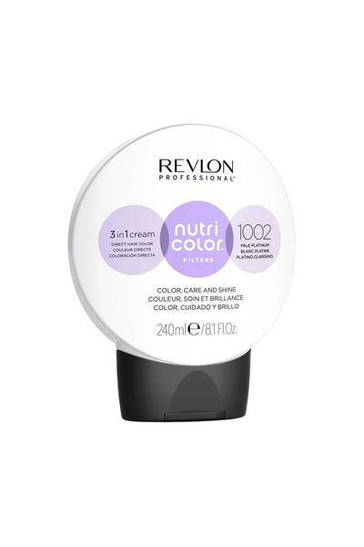 Revlon Nutri Color Filters, Par Colouring Crema Toner, 1002 Απαλό Πλατινένιο,...