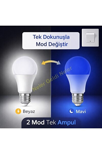 Neler Geldi Neler Çocuk Odası Gece Lambası Hem Ampul Hem Gece Lambası 11W Güç...