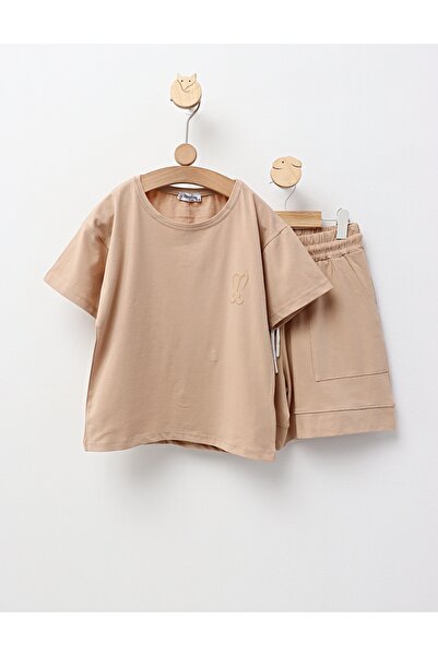 MiniKids Καλοκαιρινό ντύσιμο, Κοριτσίστικα Μάτια, μπεζ