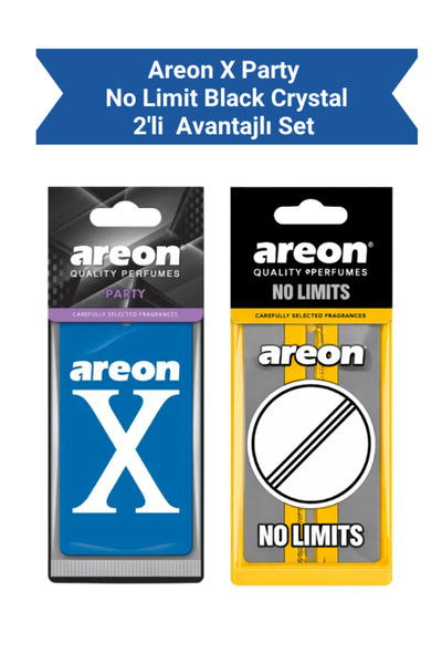Areon X Party + No Limit Black Crystal Avantajlı Paket