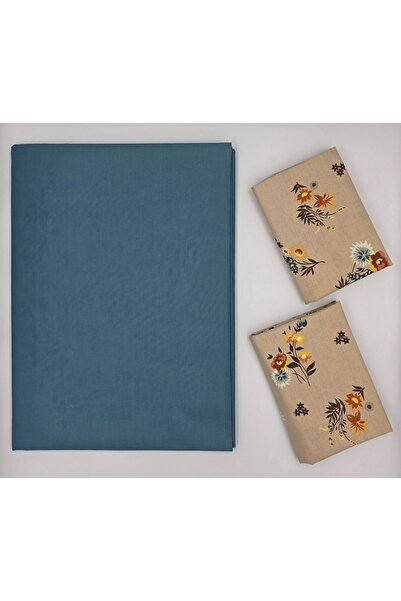 pınarhome collectıon 100% Organic Cotton Fabric Solid Color (Without Elastic)...